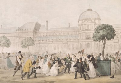 Terugkeer van Lodewijk XVIII naar Parijs, 8 juli 1815 door French School